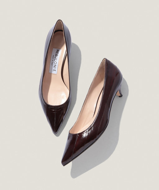 4cm ポインテッド パンプス ブラウン|靴|PIMENTÉ-ピモンテオンライン