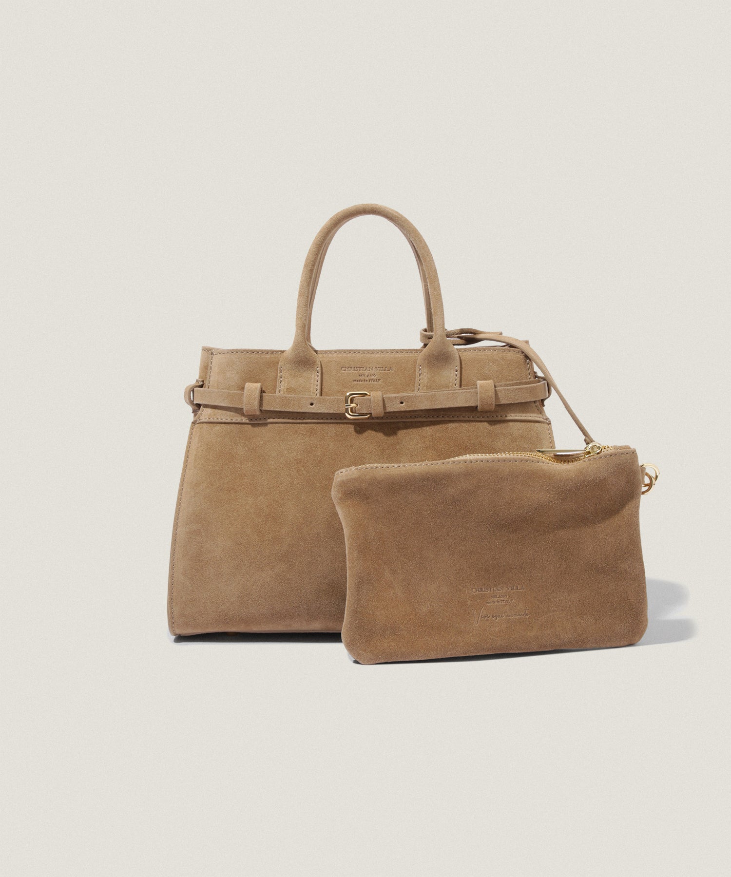 別注 スクエア ボストン バッグ ハラコ レオパード|バッグ|PIMENTÉ-ピ