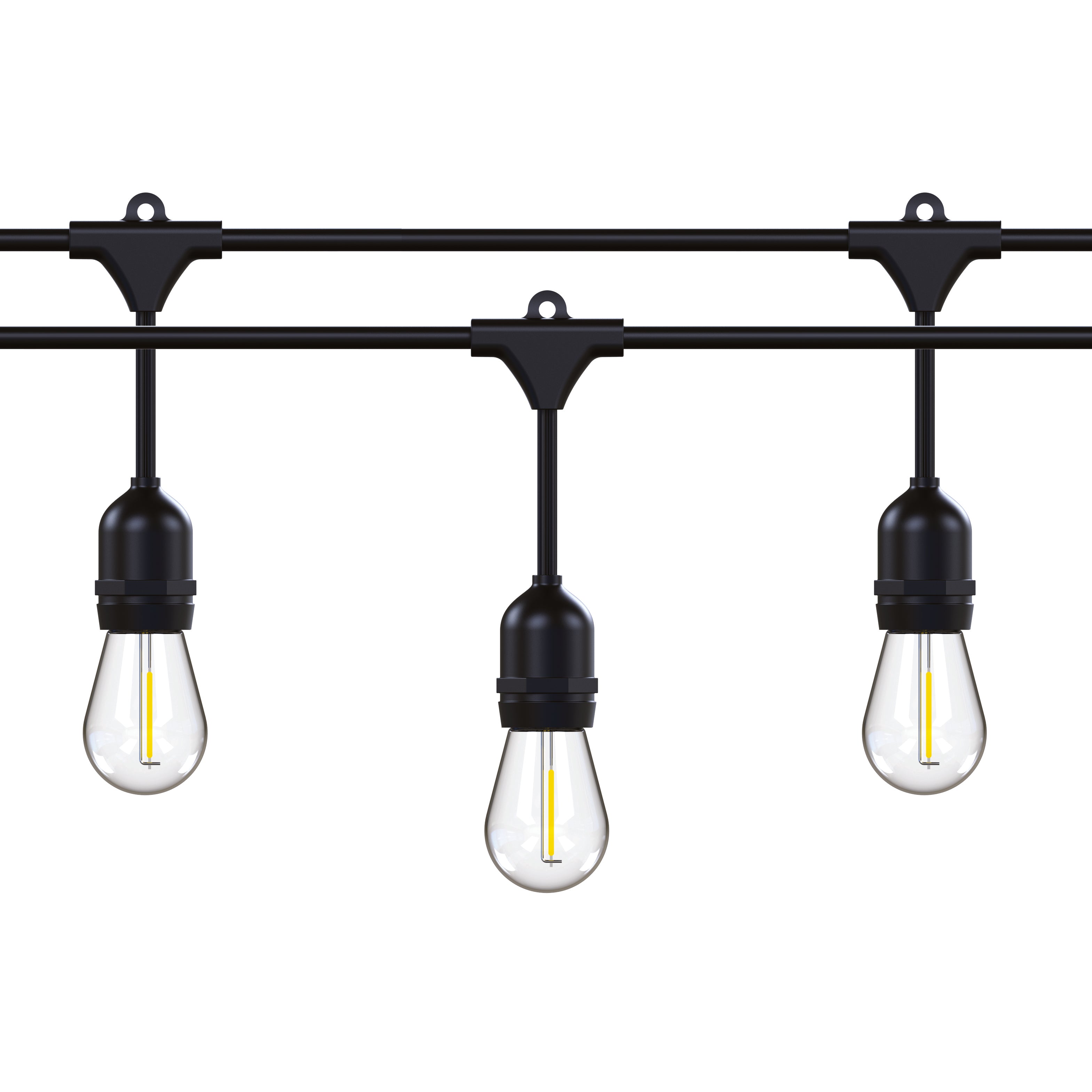 48-ft Outdoor LED Cafe String Light – Pinegreen Lighting