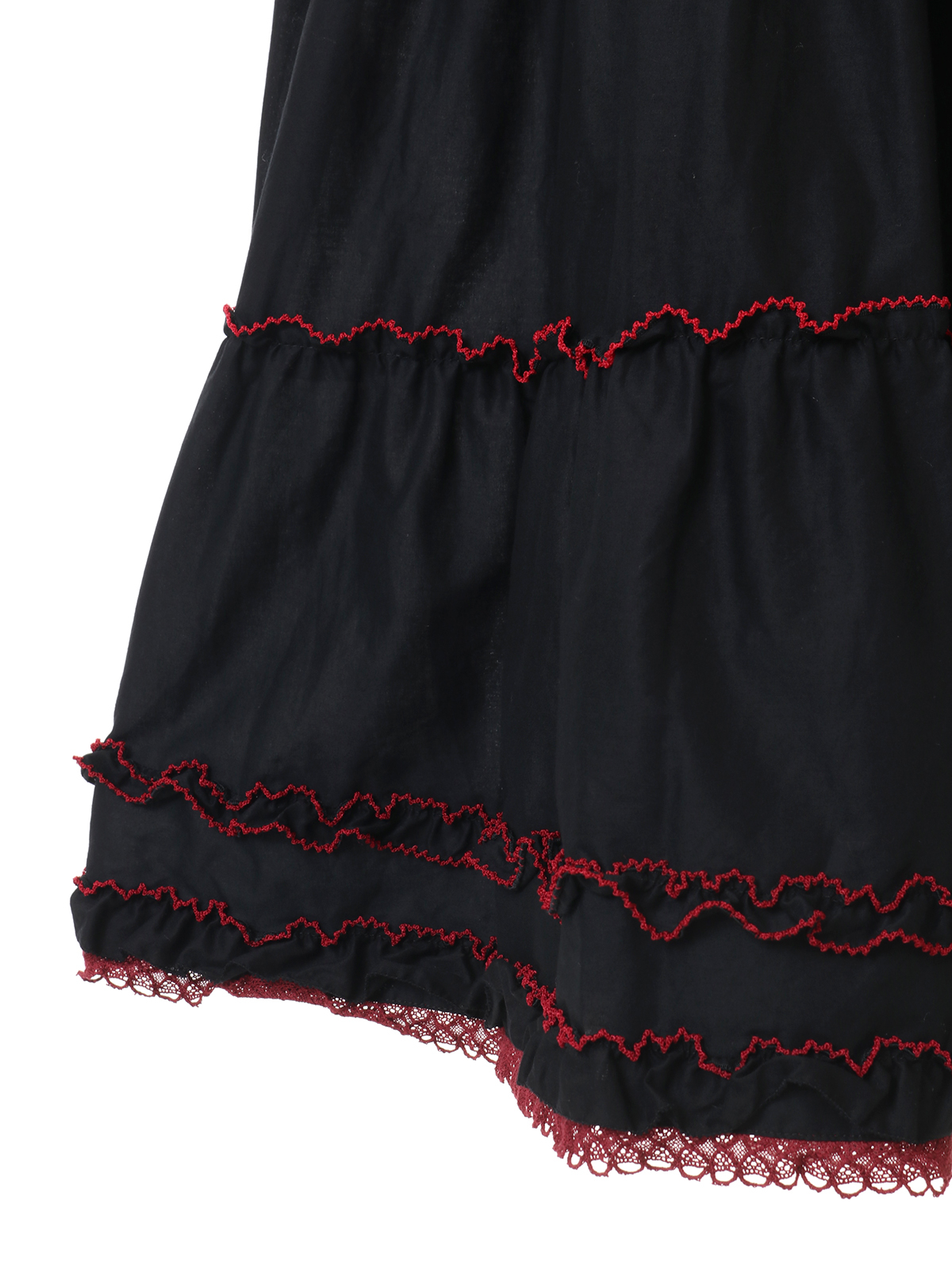 グラデーションピコット刺しゅうフリルワンピース｜ピンクハウス