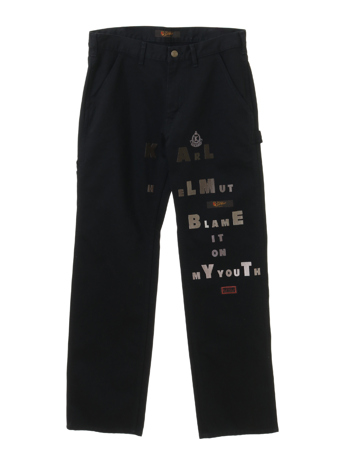 ロゴ刺繍使いピケパンツ｜ピンクハウスオフィシャルオンラインストア