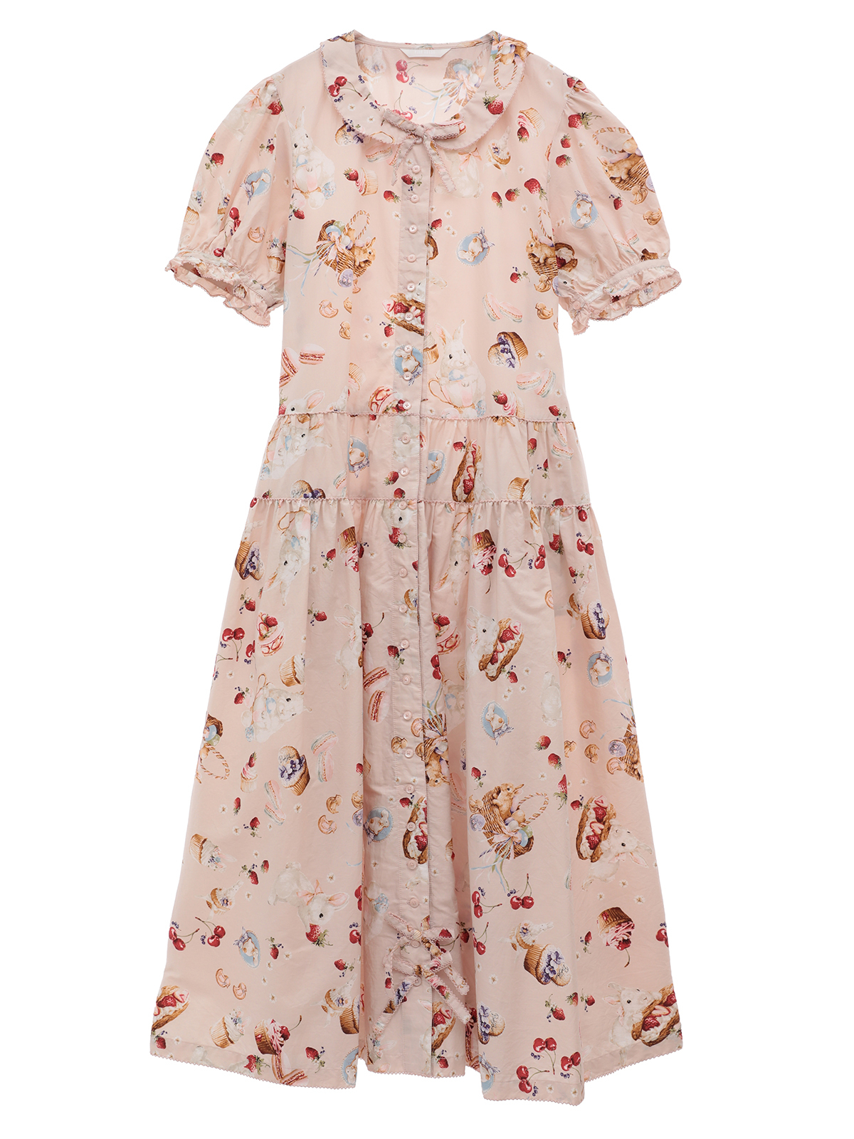 スイーツスプリングバニープリントワンピース｜ピンクハウス