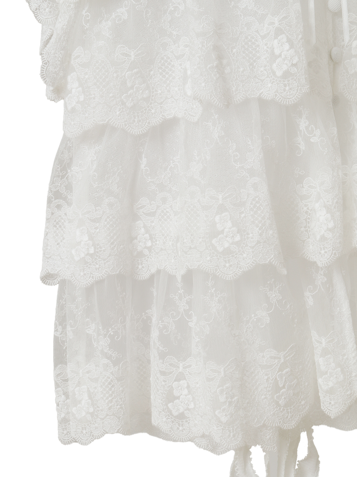 あじさい柄レースフリル使いブラウス｜ピンクハウスオフィシャル