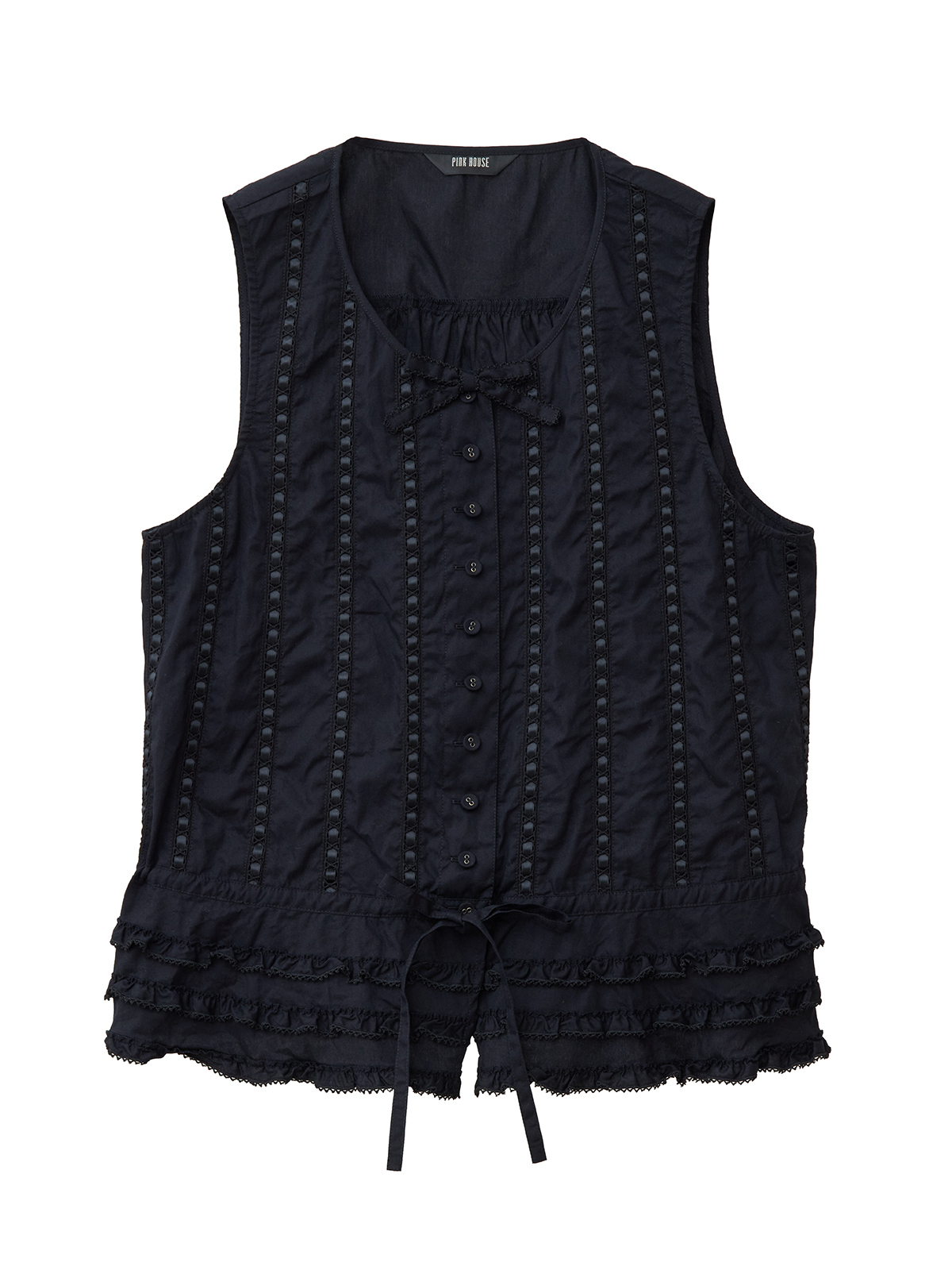 レース使いベスト｜ピンクハウスオフィシャルオンラインストア｜PINK