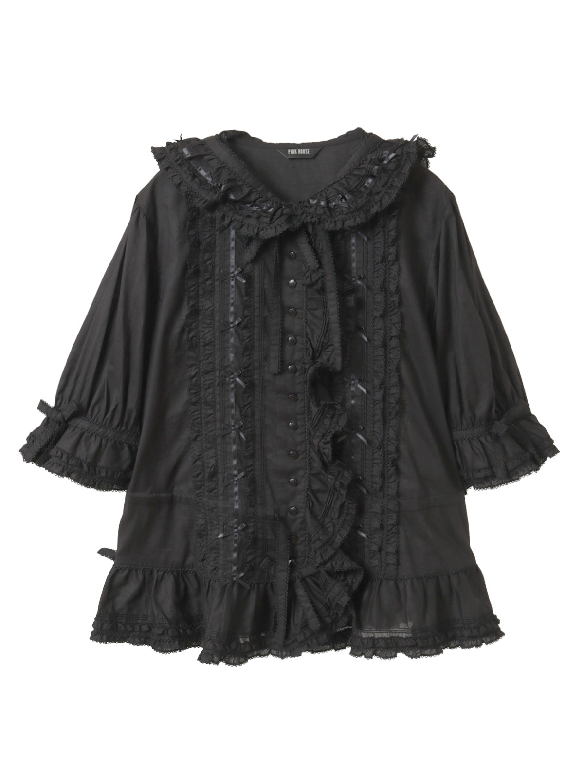 フード付きローンオーバーブラウス｜ピンクハウスオフィシャル