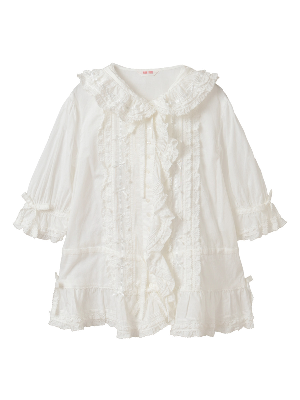 フード付きローンオーバーブラウス｜ピンクハウスオフィシャル