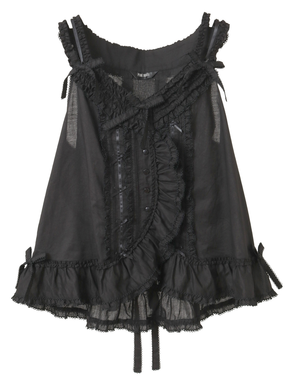 フリル使いローンベスト｜ピンクハウスオフィシャルオンラインストア