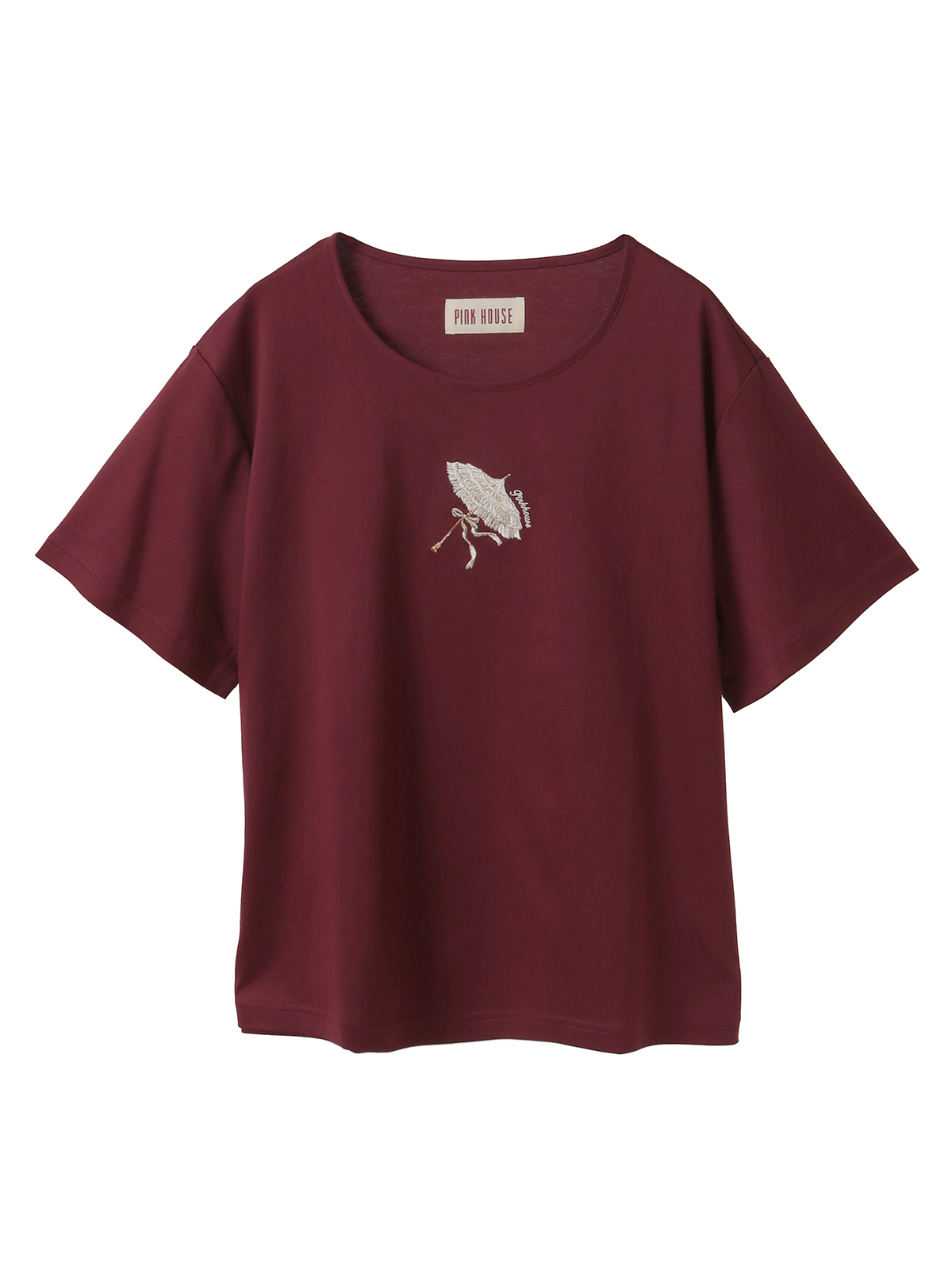 パラソル刺繍カットソー｜ピンクハウスオフィシャルオンラインストア