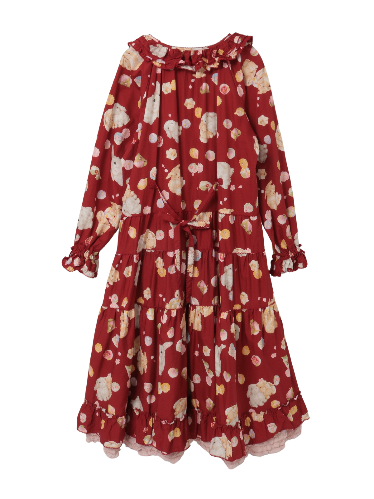 幸見うさぎプリントミディワンピース｜ピンクハウスオフィシャル