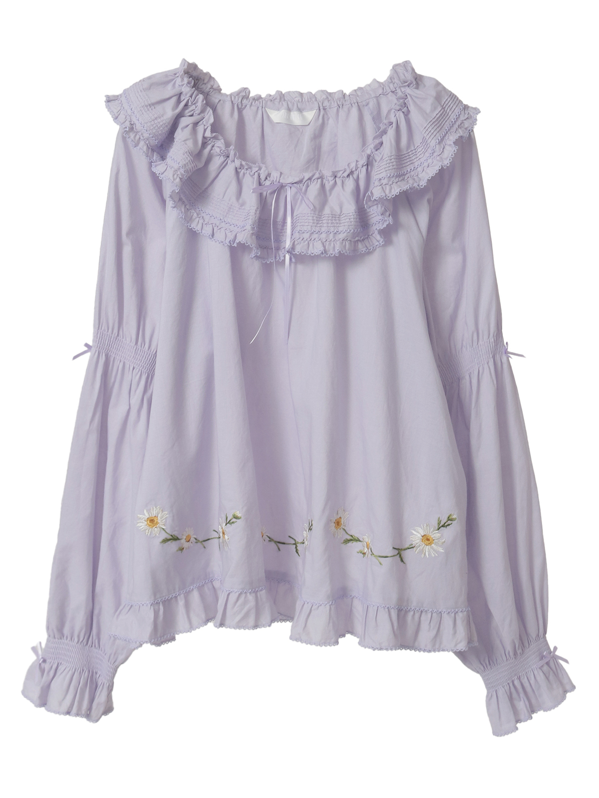 マーガレット刺繍使いローンブラウス｜ピンクハウスオフィシャル