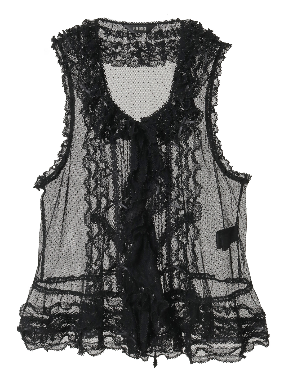 ドットチュールベスト｜ピンクハウスオフィシャルオンラインストア