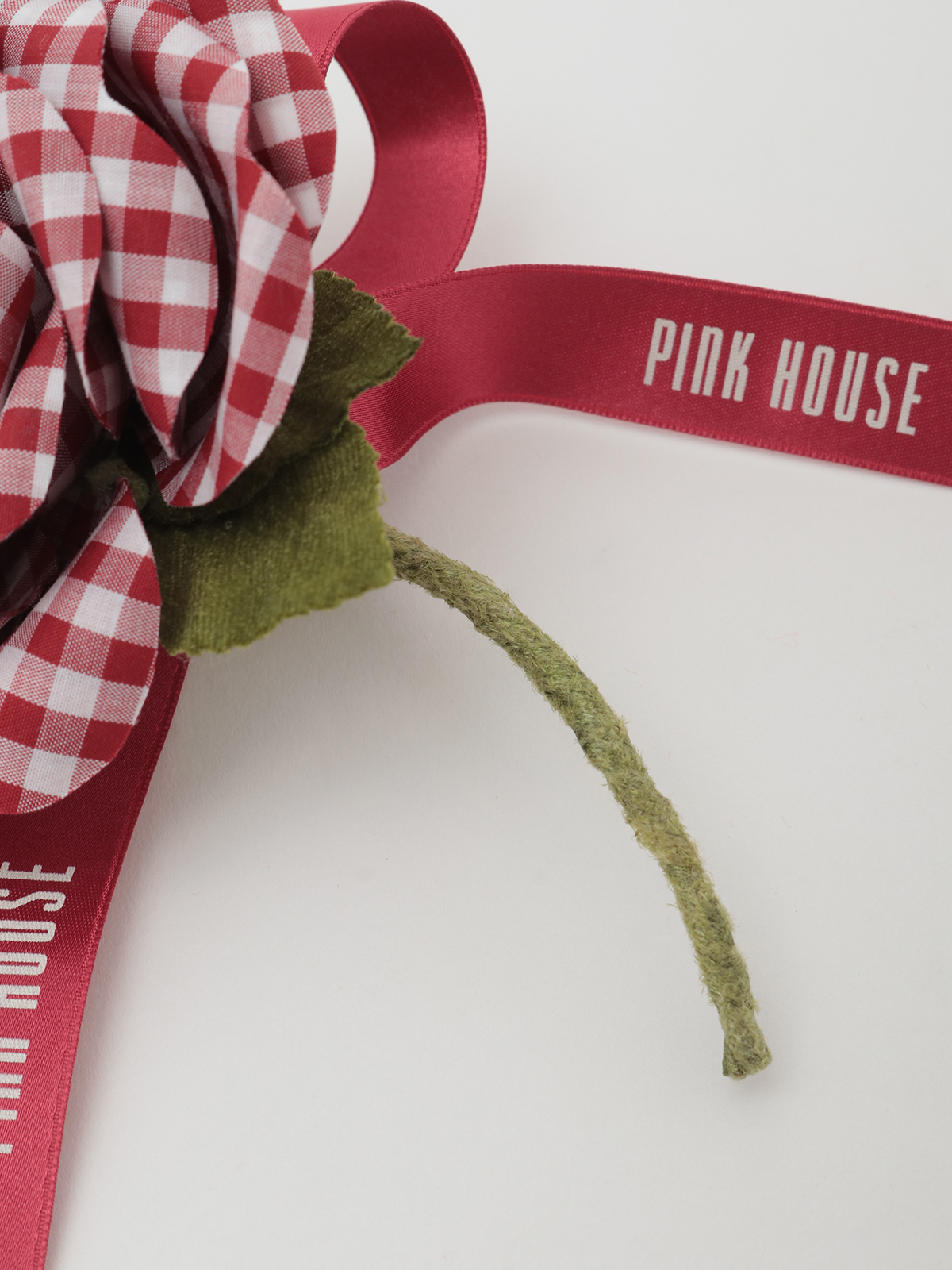 ギンガムチェックローズコサージュ｜ピンクハウスオフィシャル