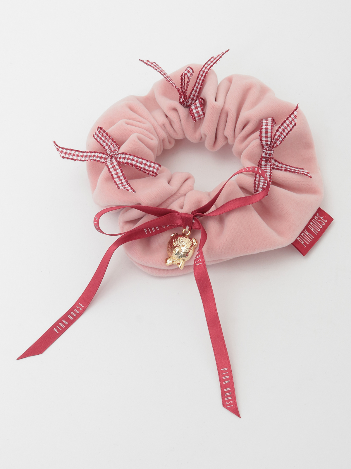 リボンいっぱいベロアシュシュ｜ピンクハウスオフィシャルオンライン