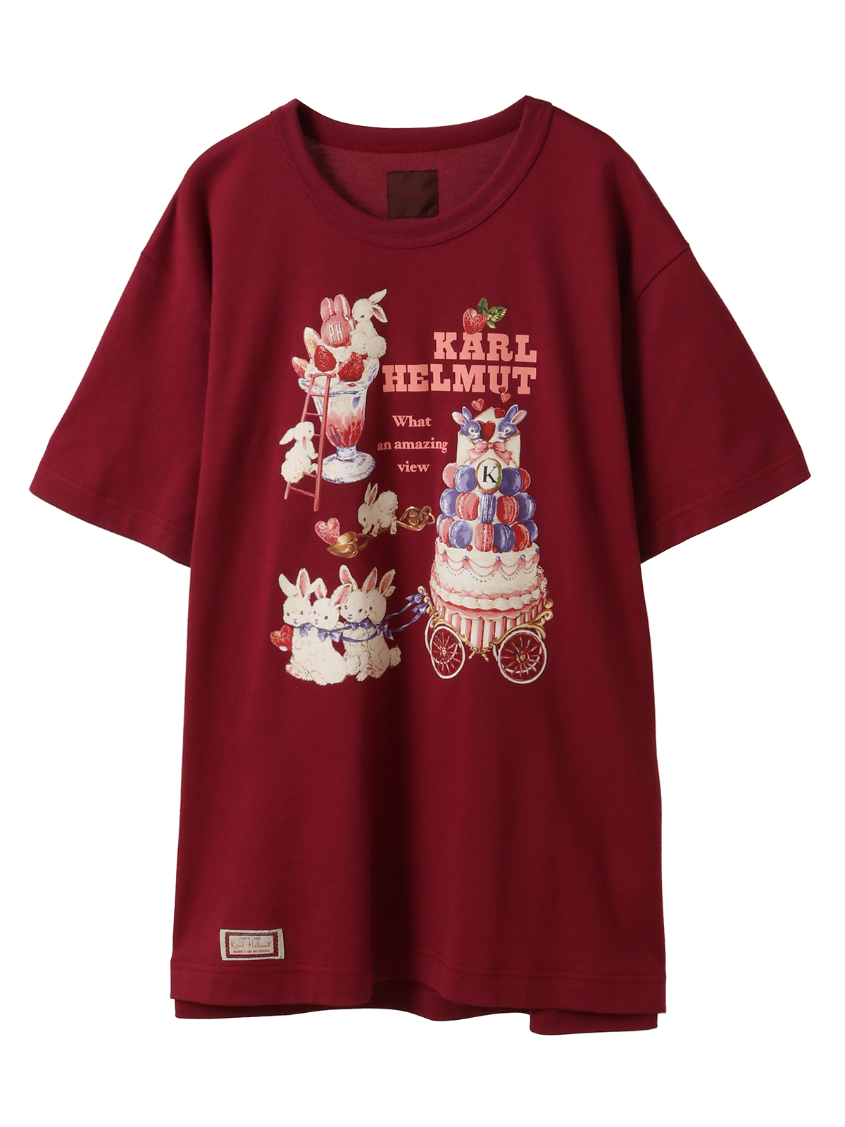 プティプリンス＆マカロンタワープリントTシャツ｜ピンクハウス