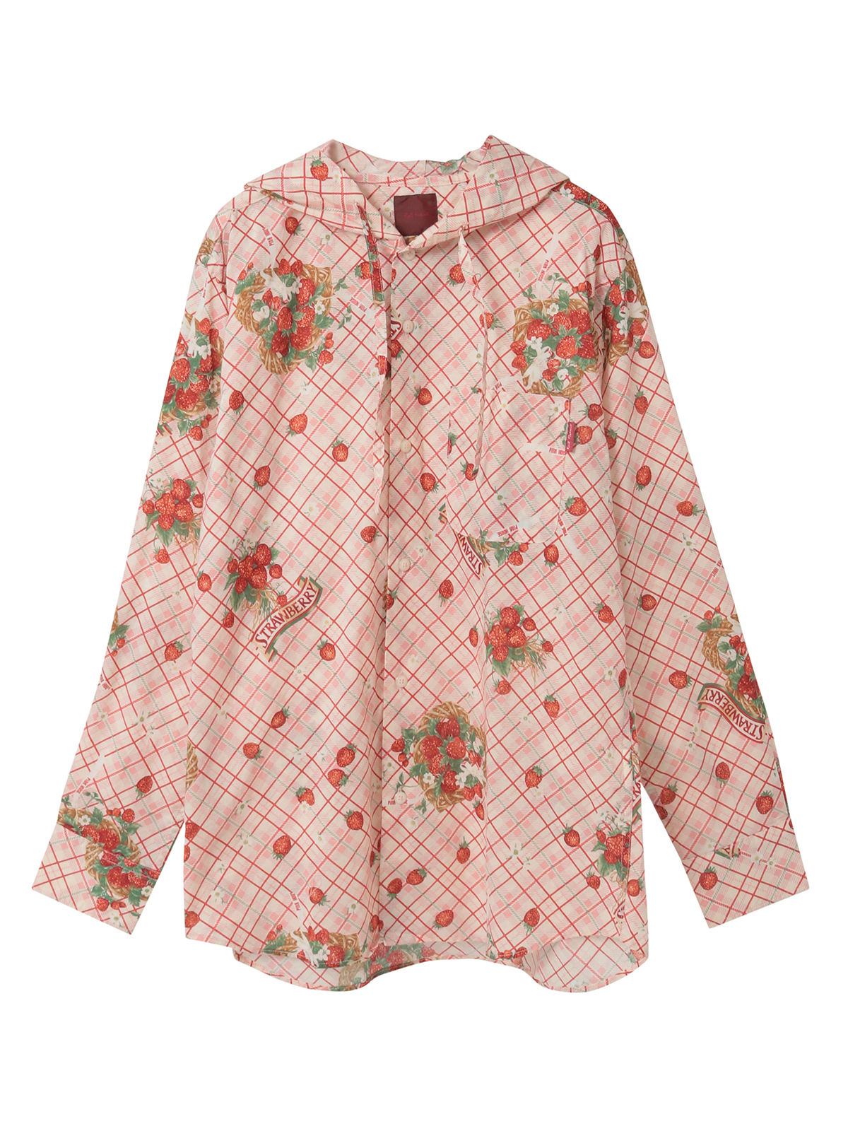苺リースプリントフードブラウス｜ピンクハウスオフィシャルオンライン
