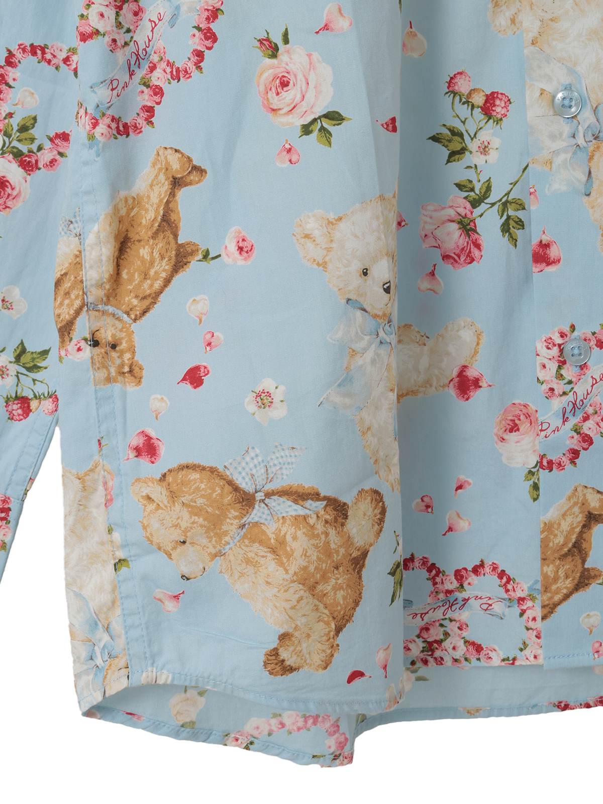 テディローズプリントフードブラウス｜ピンクハウスオフィシャル