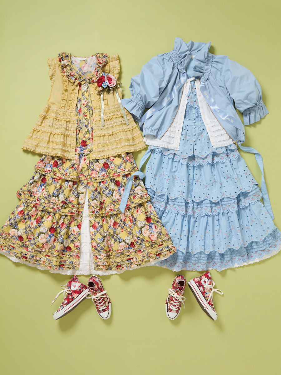 ピンクハウス ラベンダー小花柄 チュニック チュニック☆ピンクハウス