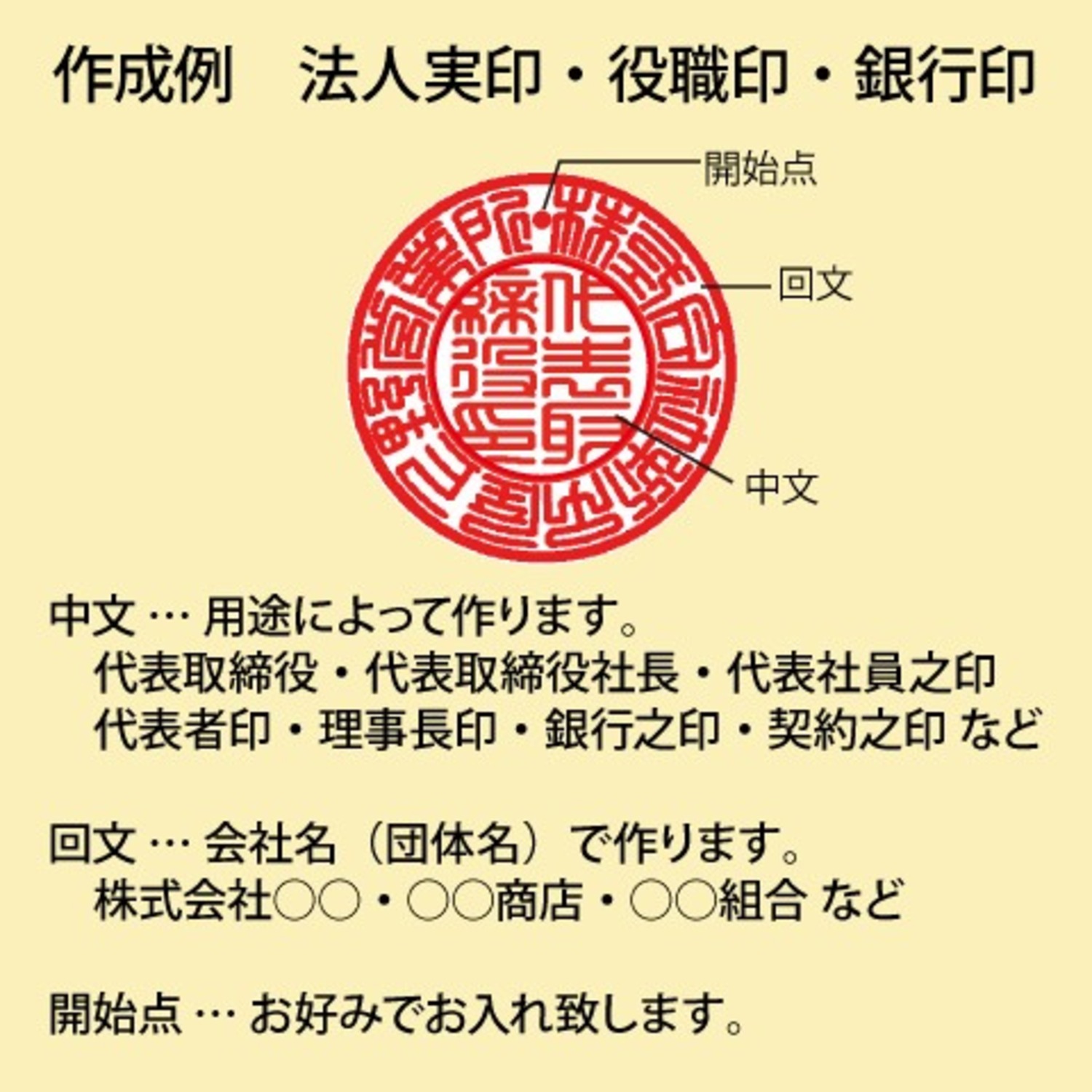 本象牙 銀行印 天丸 16.5mm ＜ はんこ屋さん21恋ヶ窪店ショップサイト