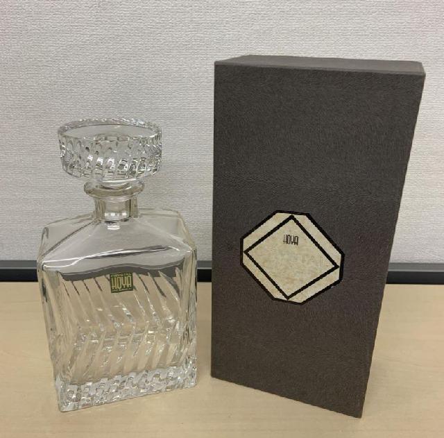 昭和レトロ 未使用 HOYAクリスタル クリスタルデキャンタ＆ショット