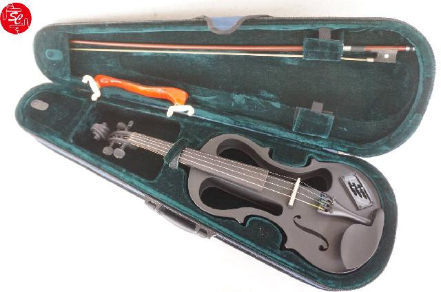 ハルシュタット CV-210E エレキバイオリン マットブラック 電子