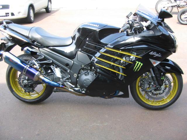 ZX-14R ホイール塗装（かくれが キティホークの作業実績 2019/03/18