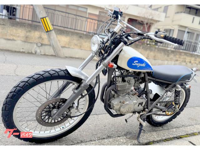 スズキ グラストラッカー70年代ビンテージ風レトロ 前21後18