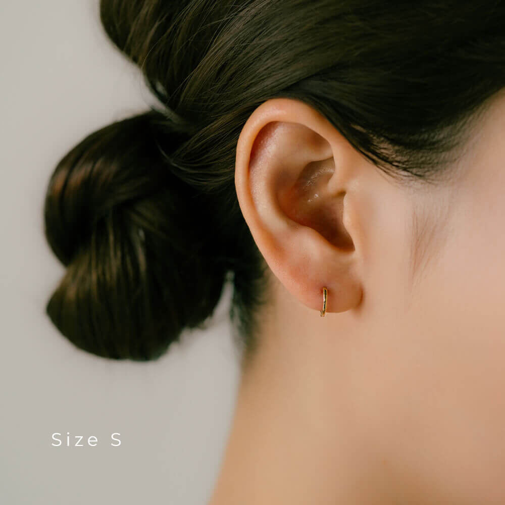 K18 フープピアス │軟骨ピアス│ピコレ – PICOLLET