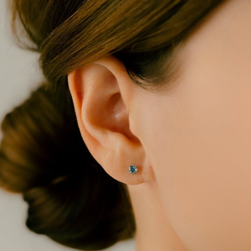 K18 Pt サンタマリア アクアマリン |軟骨ピアス ボディピアス | 16