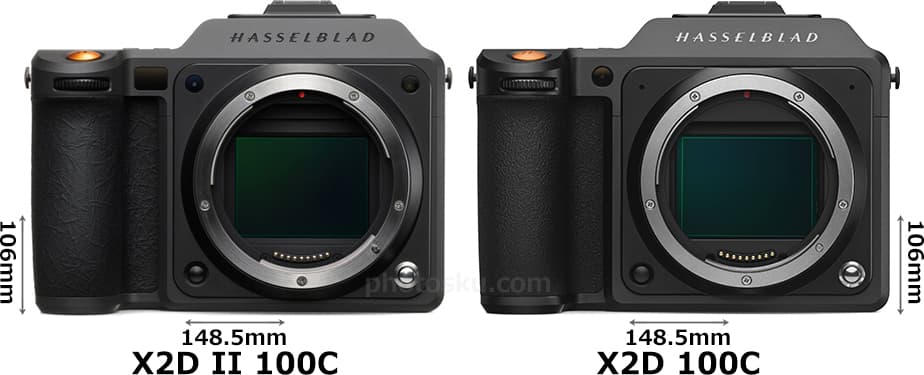 X2D II 100C」と「X2D 100C」の違い - フォトスク
