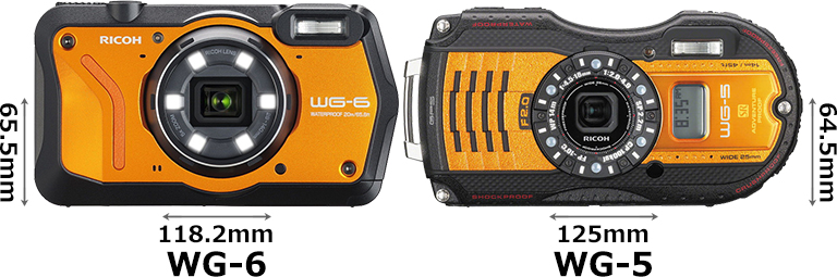RICOH WG-6」と「RICOH WG-5 GPS」の違い - フォトスク