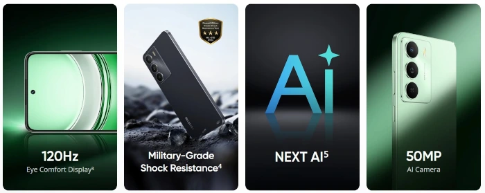 MediaTek Dimensity 6300搭載の「realme 14x 5G」発表 | phablet.jp