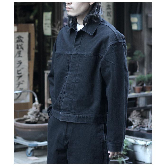 サウザンズ 1000S インビジブル プリーツデニムジャケット INVISIBLE