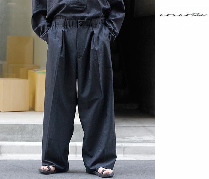 ノノット NONNOTTE アフリカン スーパー120 フラワー ジャガード