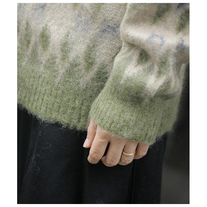 ニードルズ NEEDLES ダイヤモンド モヘア カーディガン Mohair