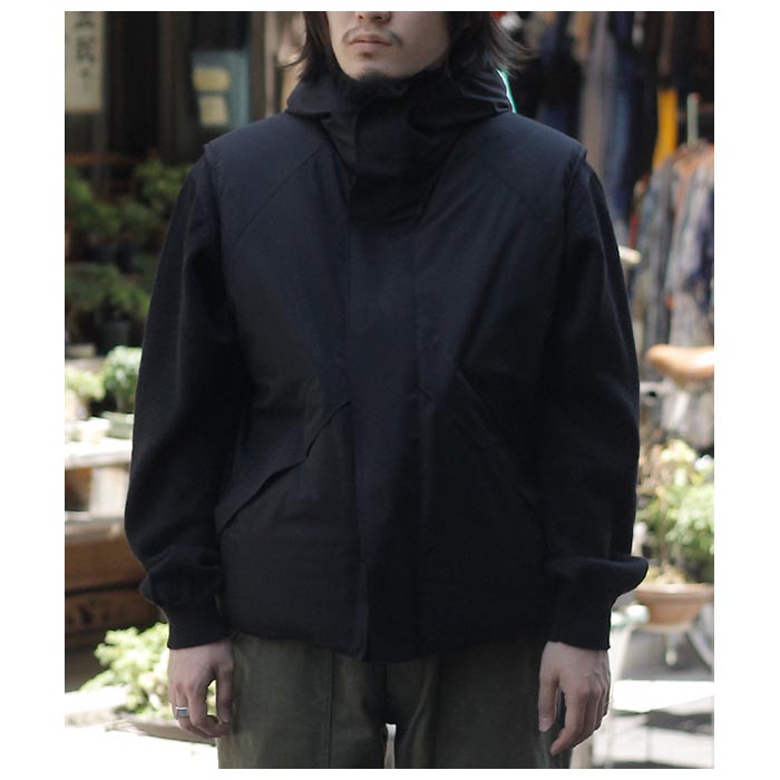 インテリム INTERIM ハイパービッグ ハイロフト フーデッド ベスト