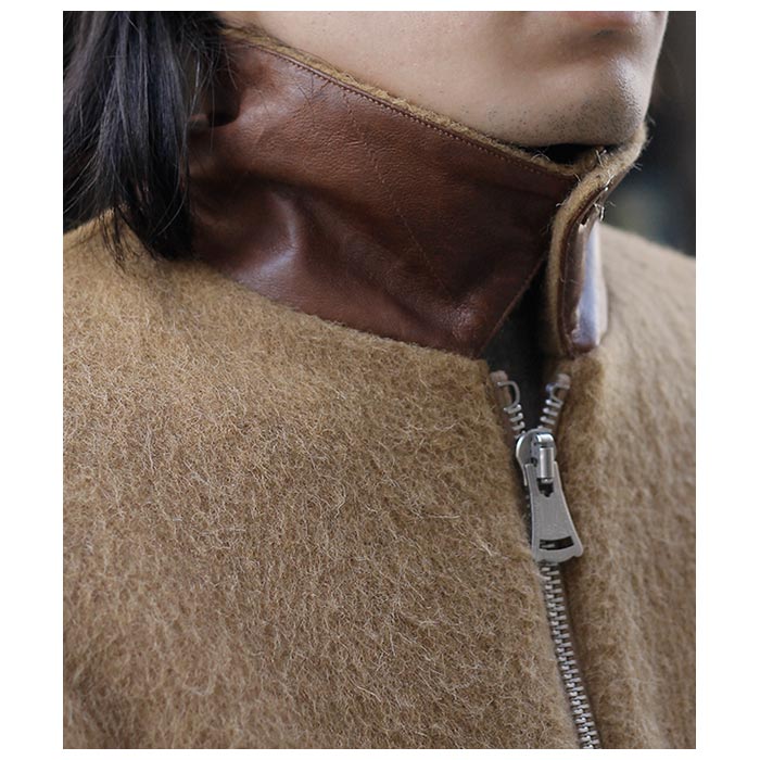 インテリム INTERIM ダブルフェイス ヘアリー アルパカ ウール