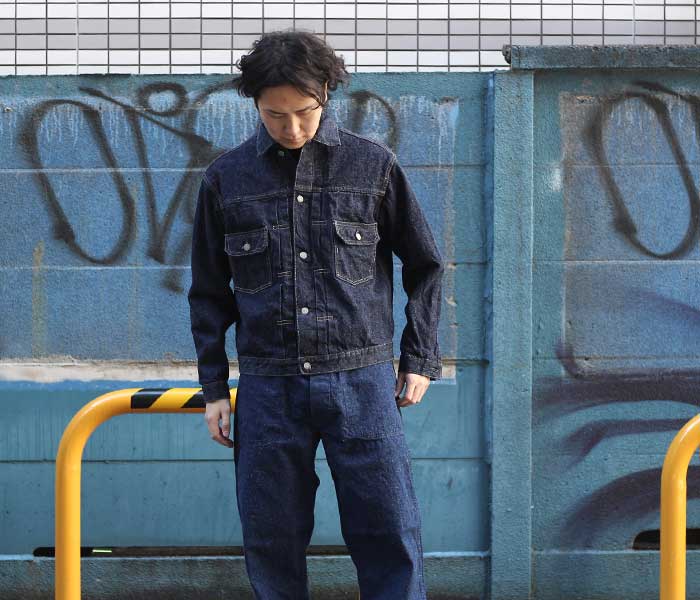 予約商品(お届け予定 3月頃以降) orSlow オアスロウ ジージャン デニム