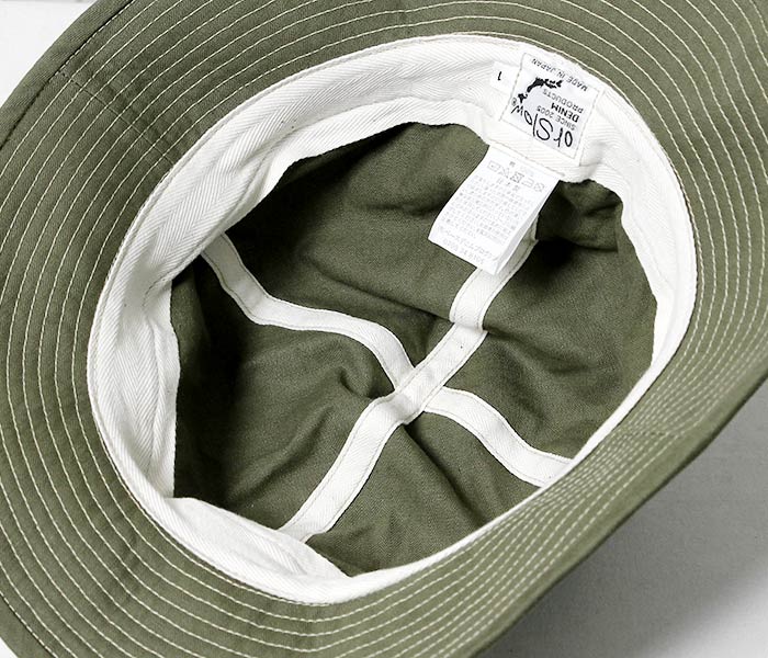 orSlow オアスロウ ハット U.S.NAVY グリーンヘリンボーン ミリタリー