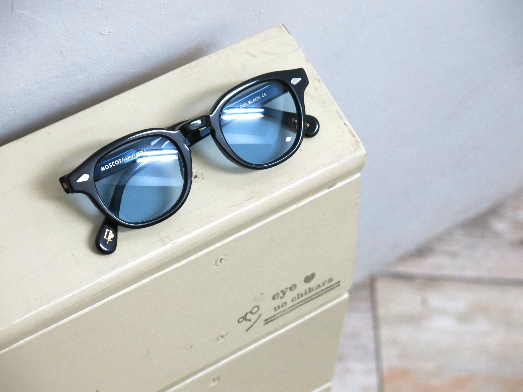 MOSCOT/LEMTOSH + ライトブルーレンズ ポンメガネ大宮