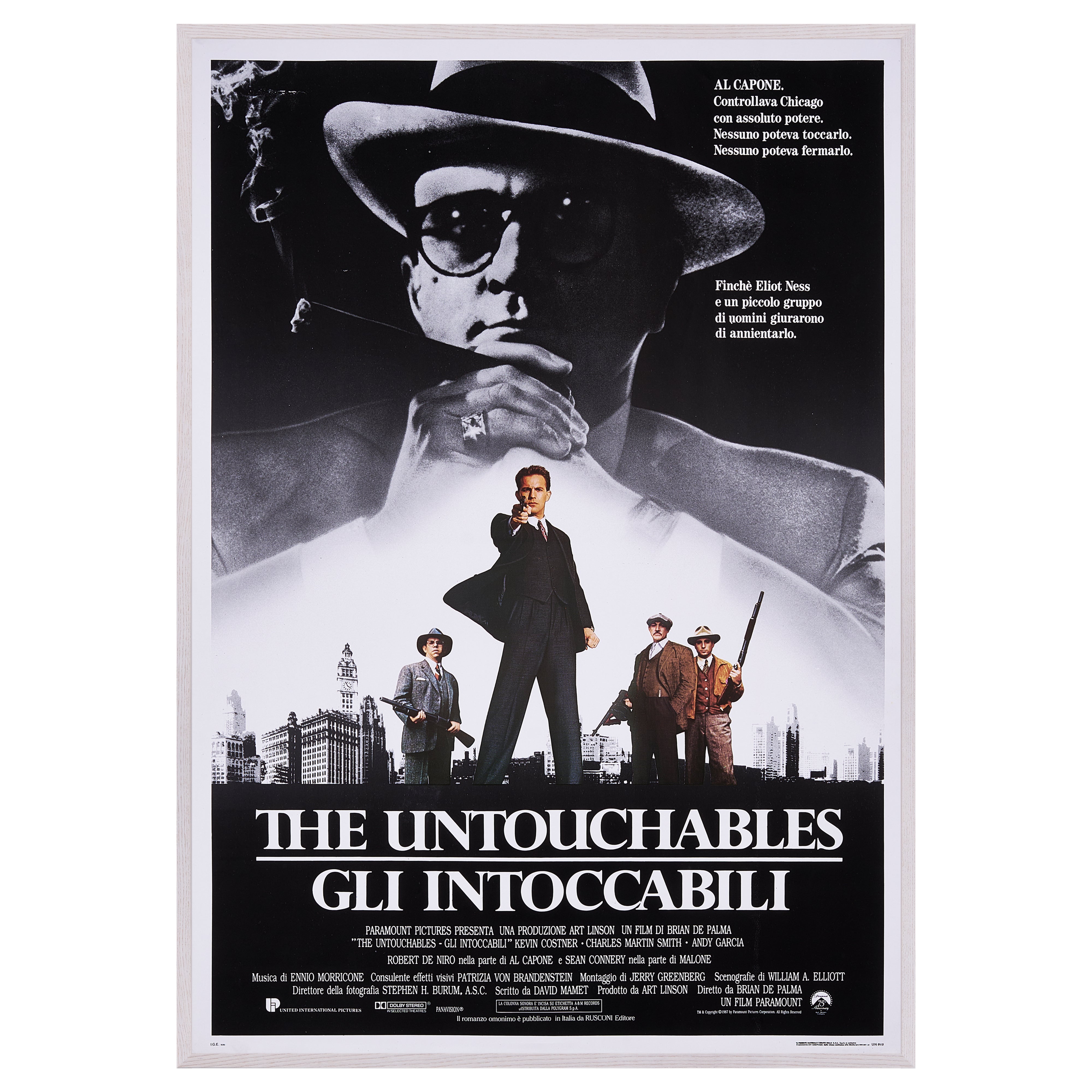 限定3枚】THE UNTOUCHABLES （アンタッチャブル） 1987 / 映画ポスター