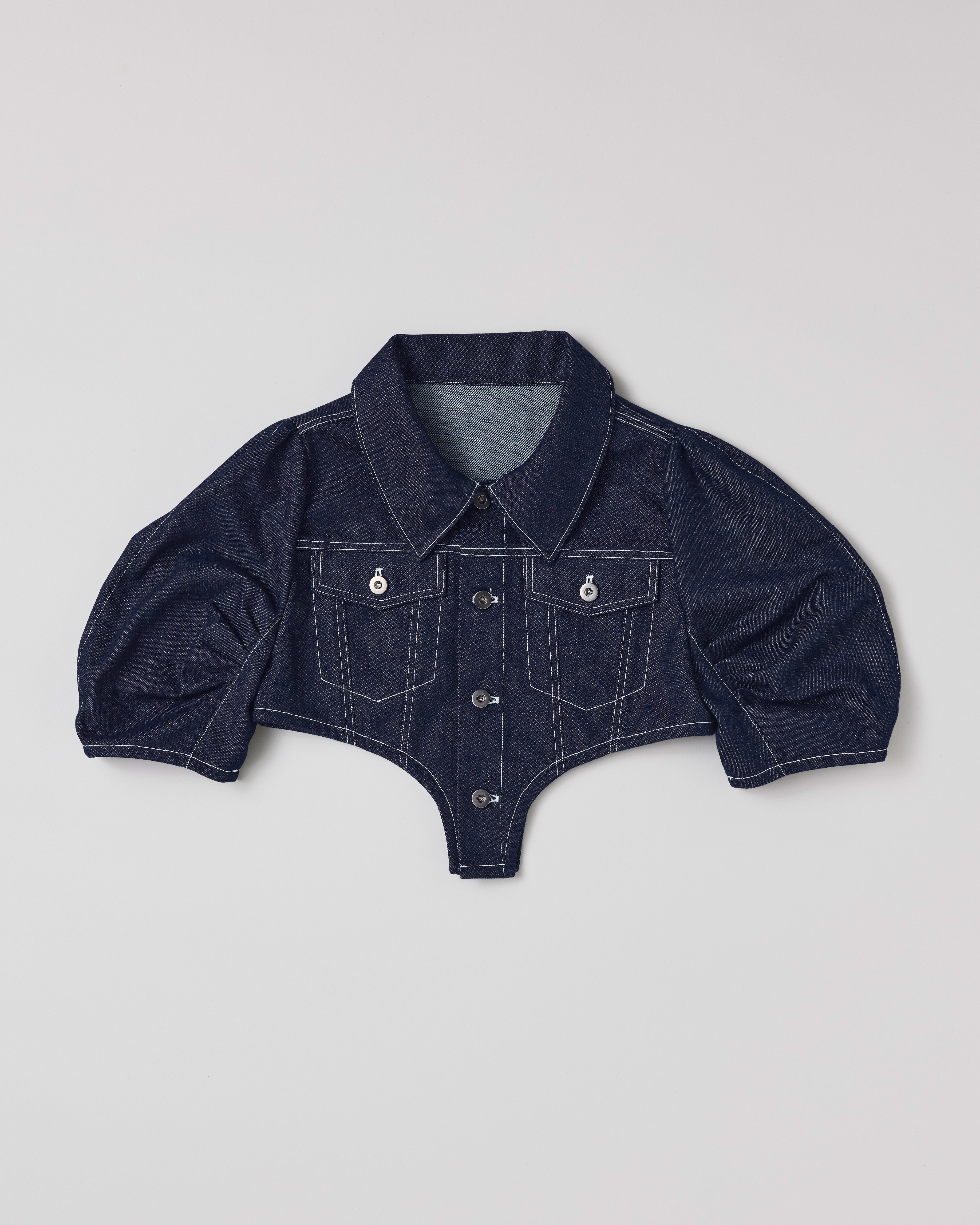 Cutline denim jacket