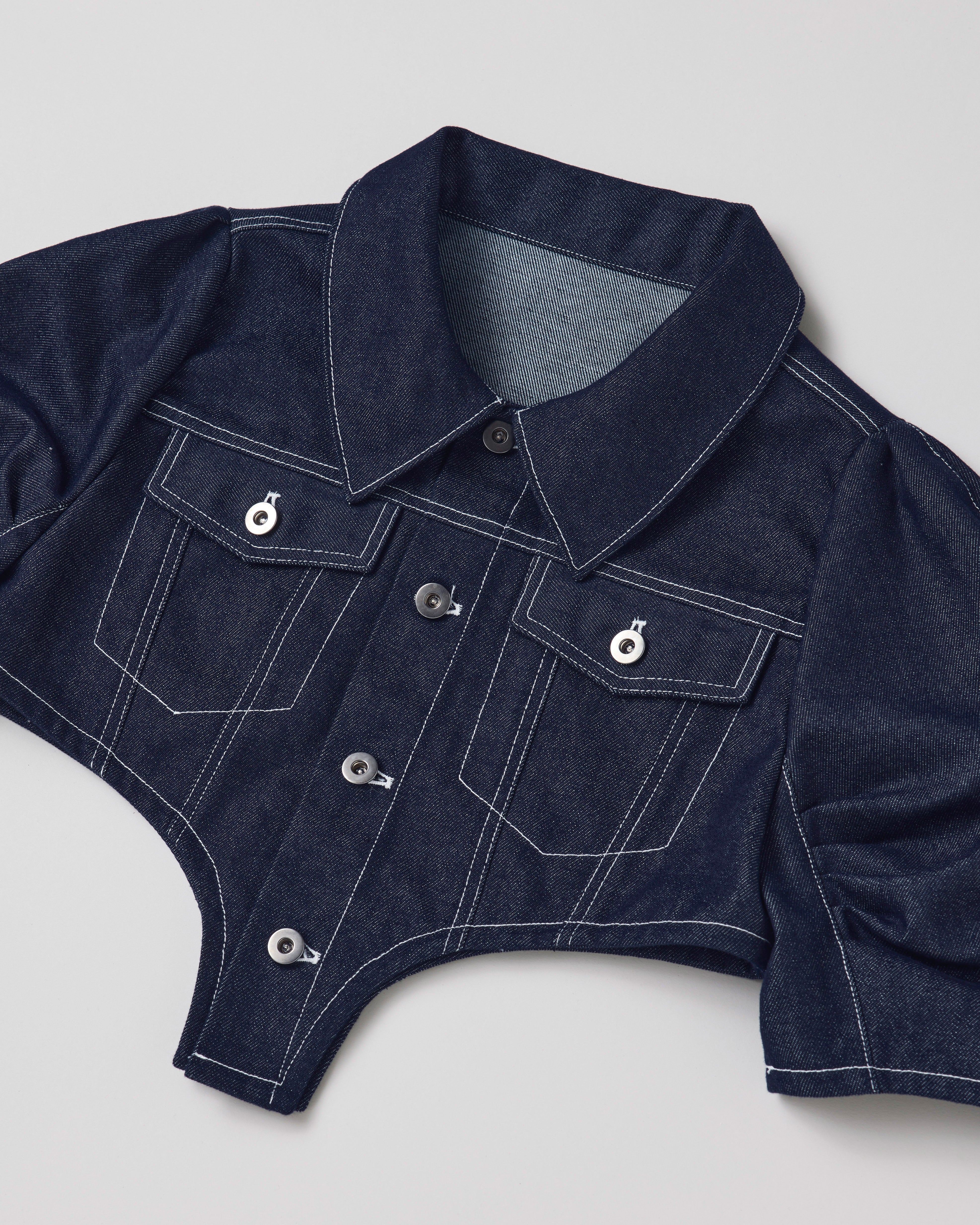 Cutline denim jacket