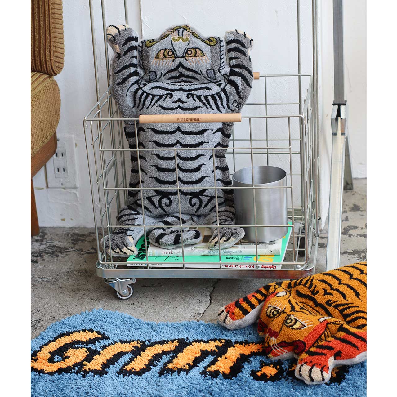 PLUMP ELECTRIC HOT WATER BAG & CUSHION TIGER / プランプ充電式