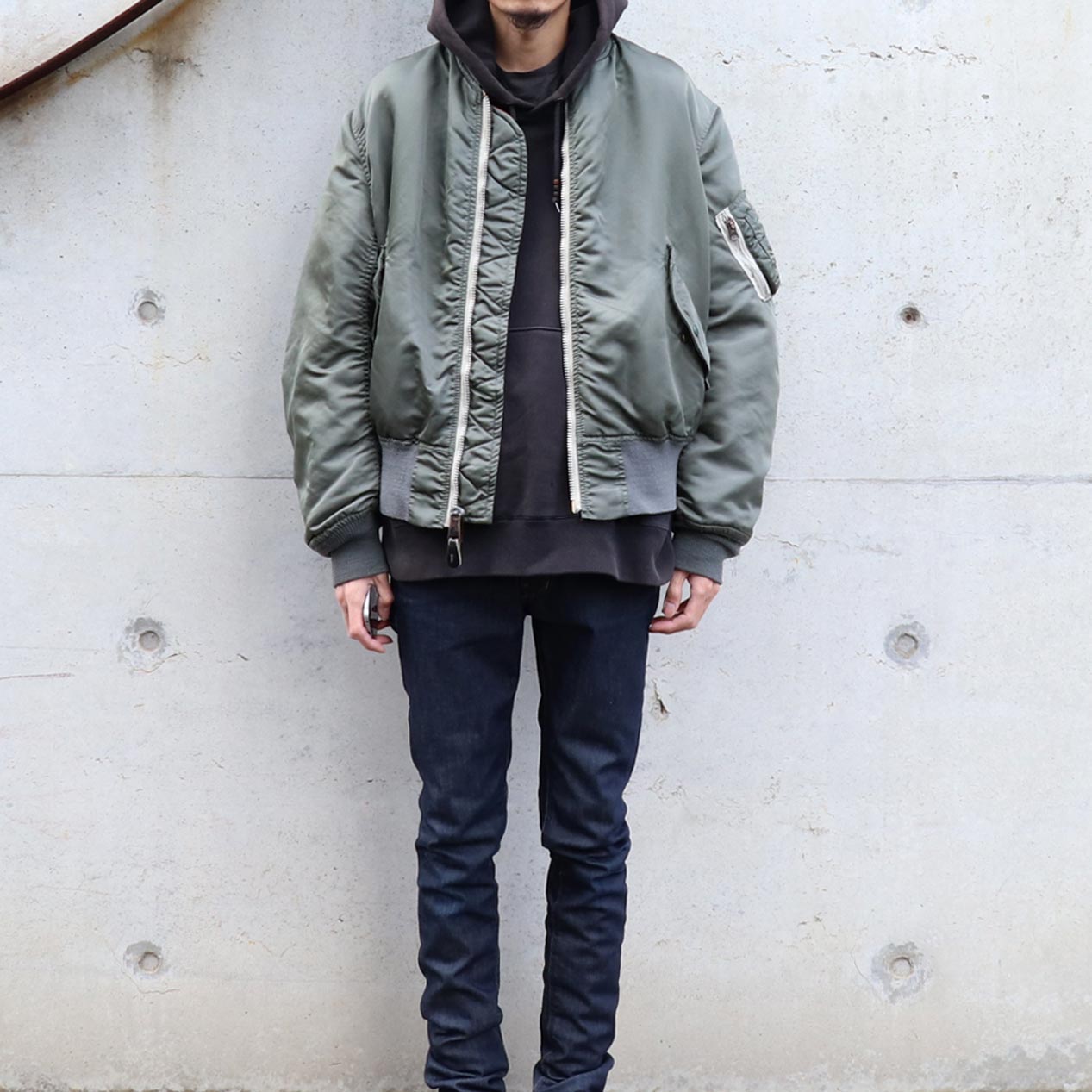 POST JUNK / 90s～ ALPHA INDUSTRIES ”MIL-J-82790E” MA-1 [L]