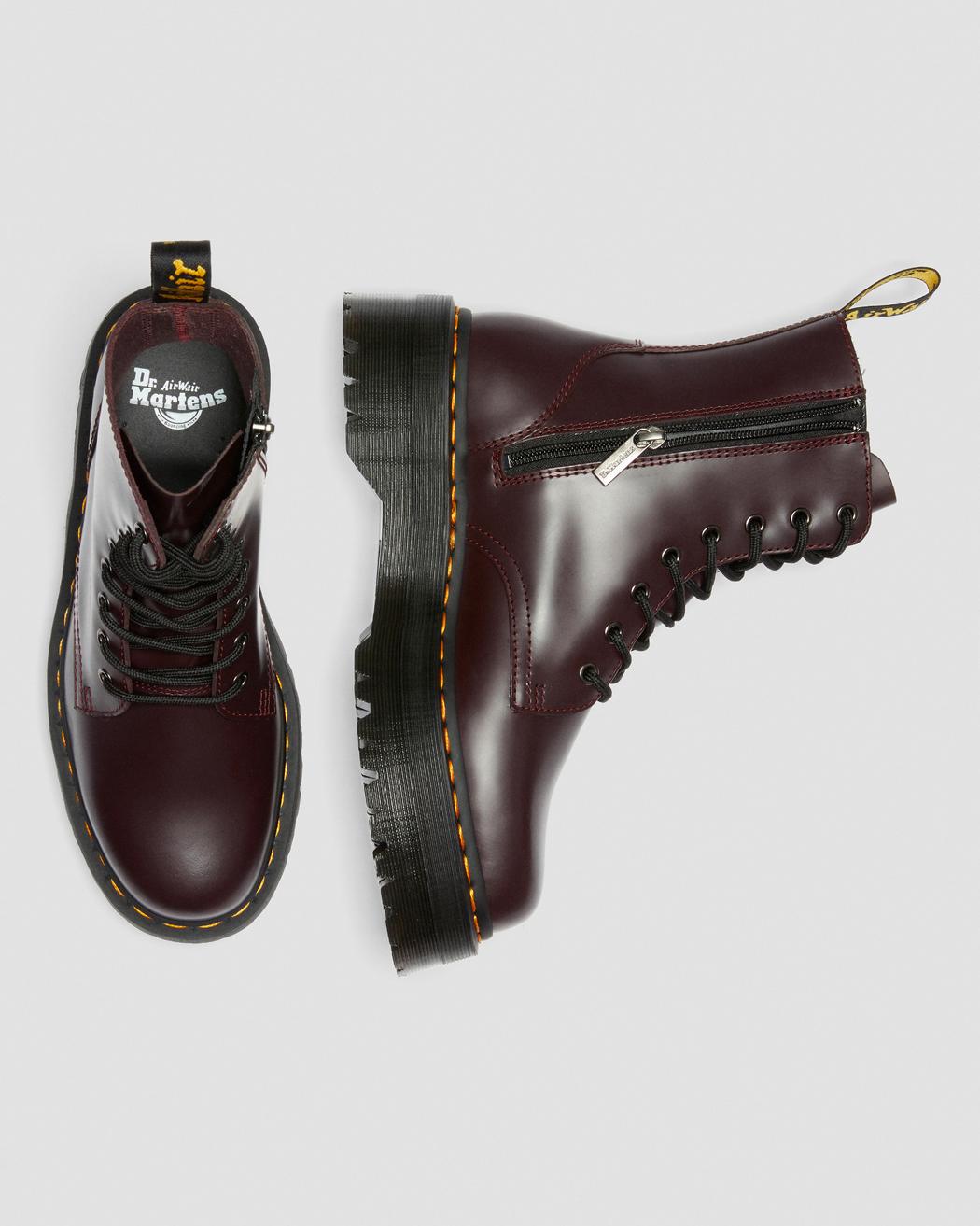 Jadon Burgundy Smooth Leather Boots – Posers Hollywood
