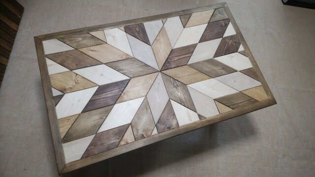 オルテガ柄ローテーブル - オーダー家具製作販売 Pote.nti ポテんち