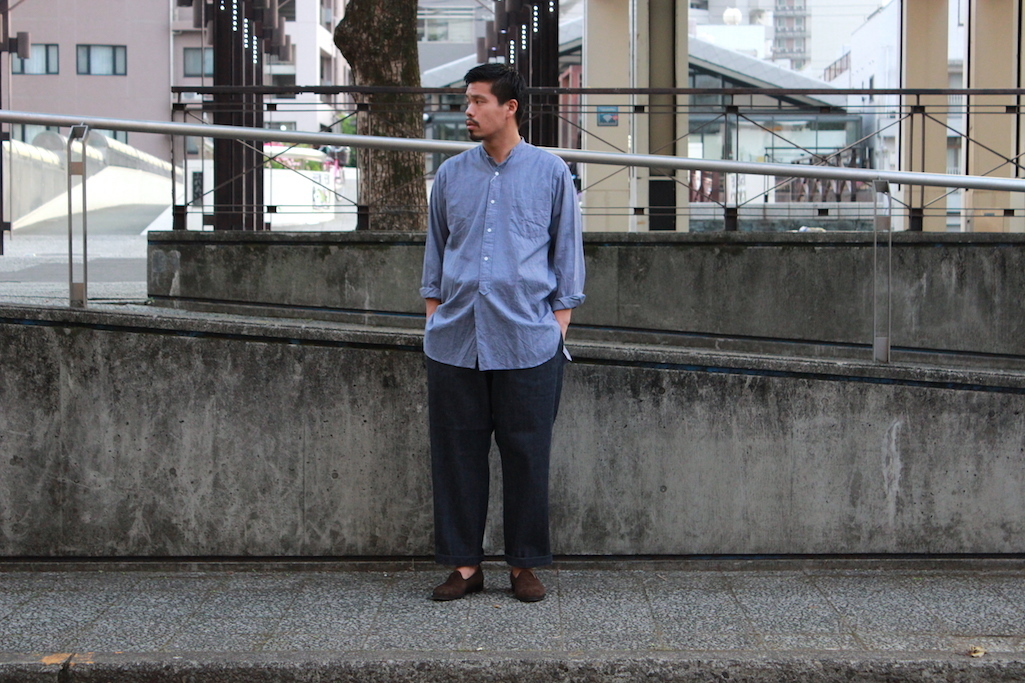 comoli) バンドカラーシャツ バンドカラーシャツ COMOLI コモリ サイズ