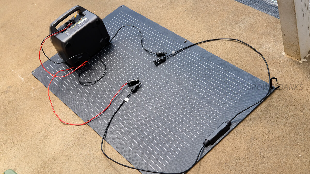 EcoFlow 100W据置型ソーラーパネル(柔性)実機レビュー | POWERBANKS