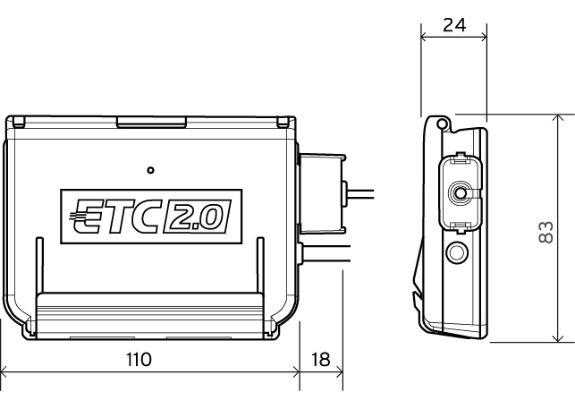 アンテナ分離型ETC車載器 JRM-11 | JRC/日本無線 | 株式会社プロト(PLOT)