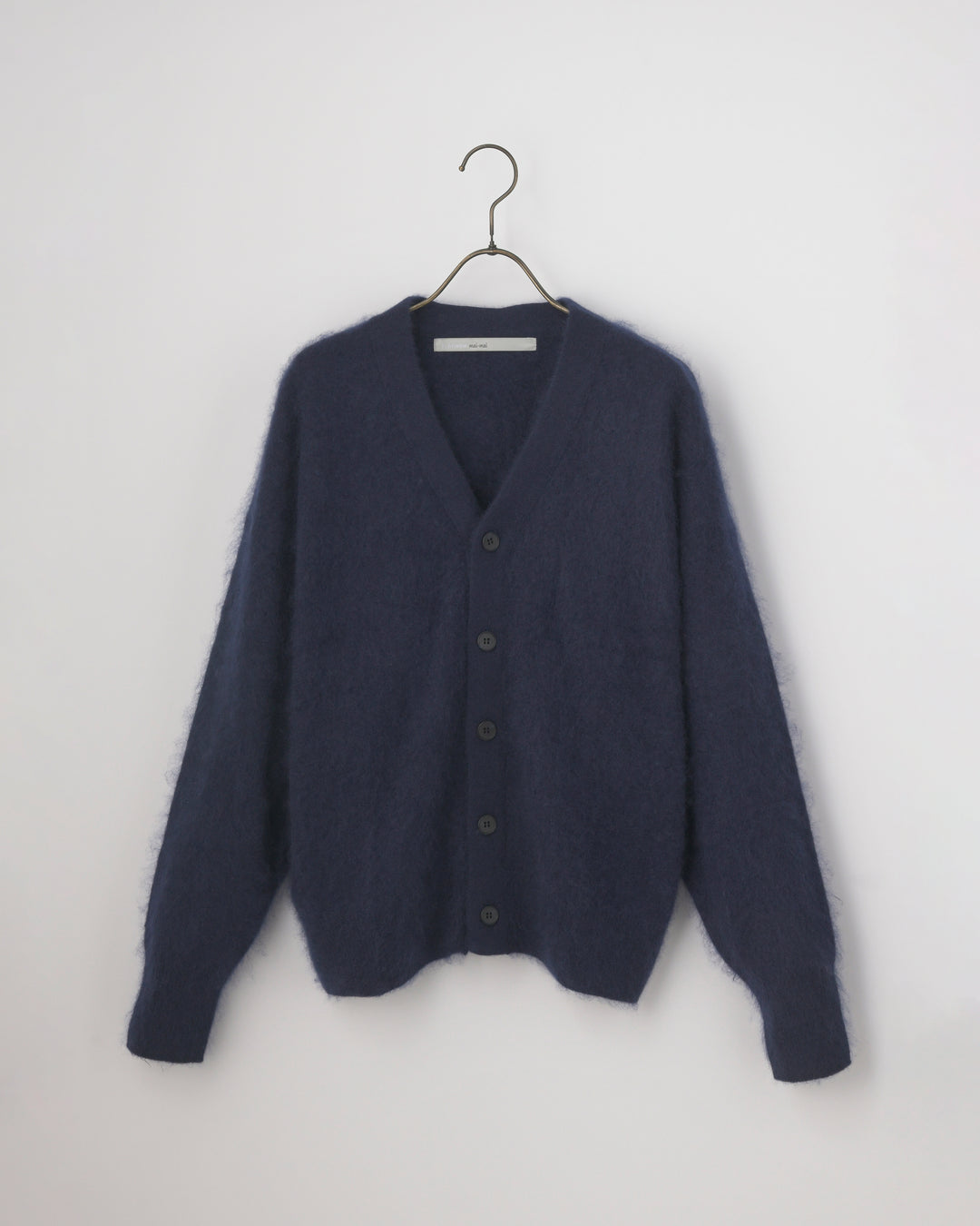 blugirl ミンク襟付カシミヤ 100%カーディガン ミンクタッチカシミヤ